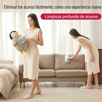 Aspiradora Portátil para Colchones y Sofás con Luz UV – Elimina Ácaros en Profundidad ✨