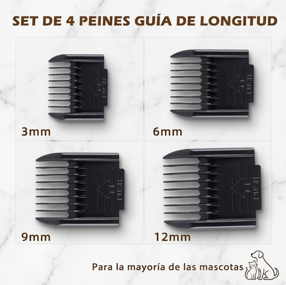 Cortapelos Profesional para Perros, Gatos y Mascotas – Seguro, Silencioso y Eficiente