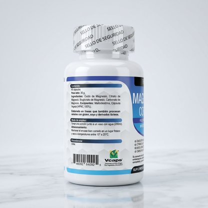 Complejo de Magnesio 600mg: Soporte Integral para tu Salud Ósea, Muscular y Celular