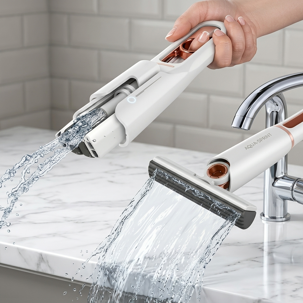 🧼 Mini Mopa Ultra Absorvente 2x1 – Limpieza Rápida y Profunda en Segundos