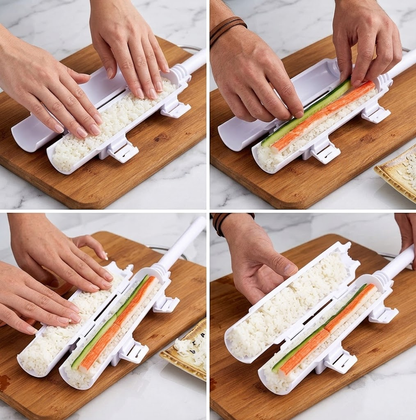 🍣 ¡Prepara Sushi de Restaurante en Casa! Máquina Creadora de Sushi Rolls
