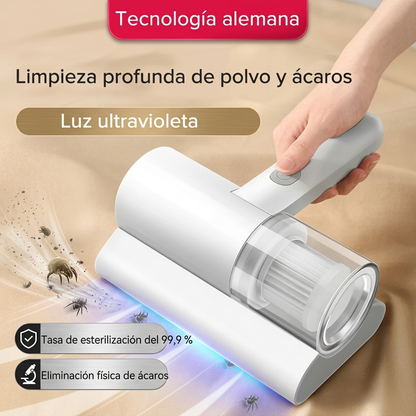 Aspiradora Portátil para Colchones y Sofás con Luz UV – Elimina Ácaros en Profundidad ✨