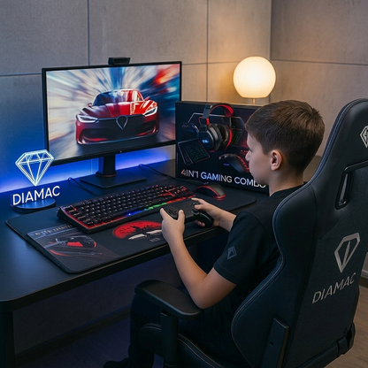 🎮 Combo Gamer iMice 4 en 1 – Teclado + Mouse + Audífonos + Mouse Pad