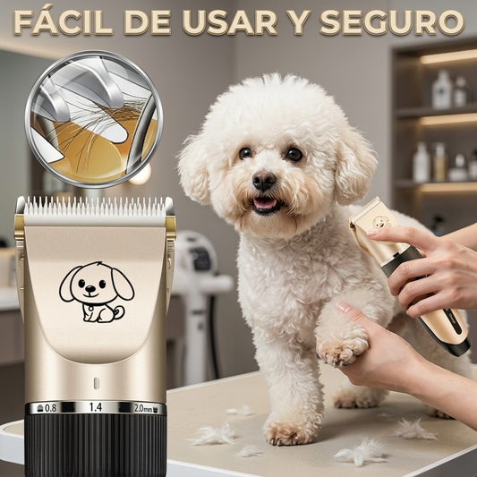 Cortapelos Profesional para Perros, Gatos y Mascotas – Seguro, Silencioso y Eficiente