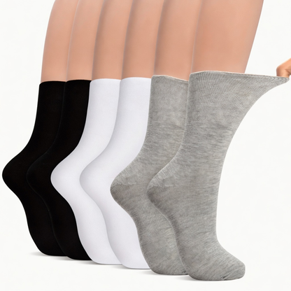 Pack de 12 Pares de Calcetines para Diabéticos