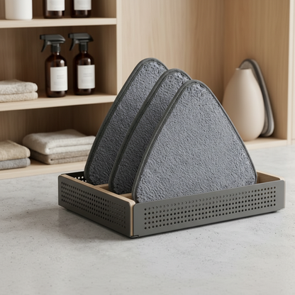 3 Repuestos Paño Triangular Giratoria 360° Microfibra Alta Absorción | Compatible con Mopas 360° (Enfocado en comcarga