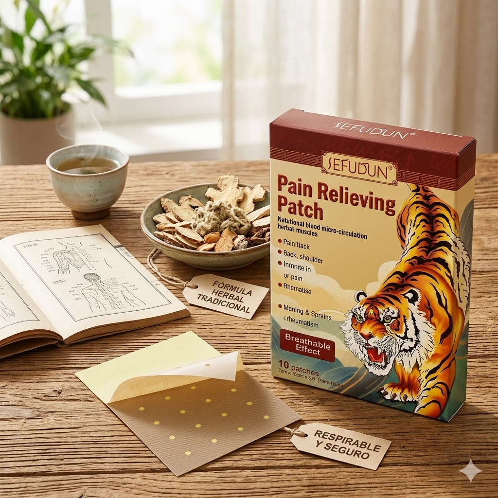 🐯 Parches de Tigre Tradicionales: Alivio Rápido y Natural para el Dolor Muscular y Articular