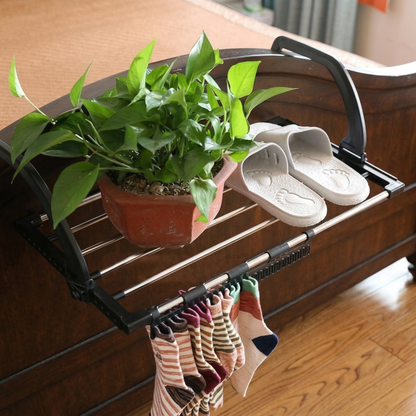 Tendedero Horizontal Pequeño de Ventana Plegable – Secado Rápido y Sin Ocupar Espacio