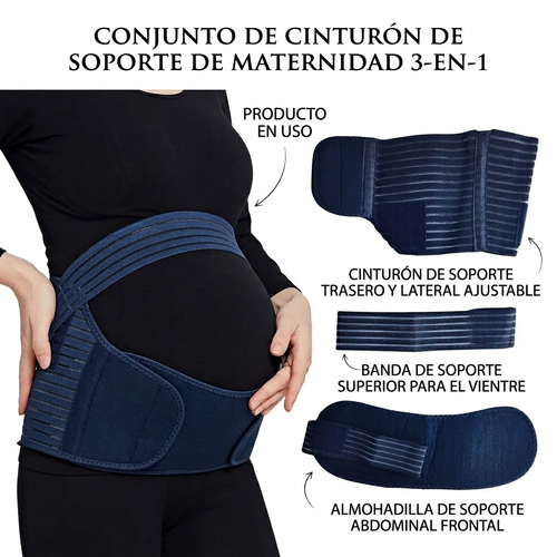 Cinturón de Maternidad Ajustable – Soporte Prenatal para el Vientre
