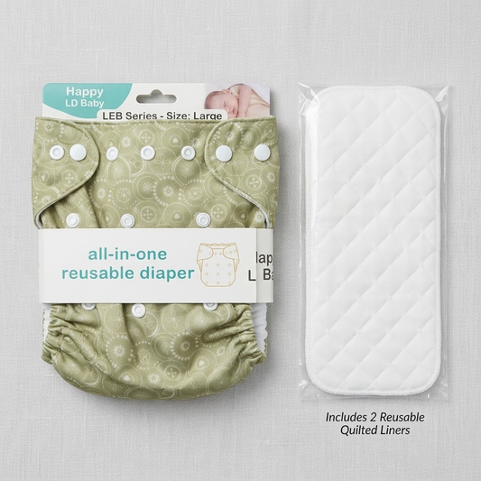 Pack Pañal Ecológico 10 Unidades Absorbentes - Reutilizable Sostenible
