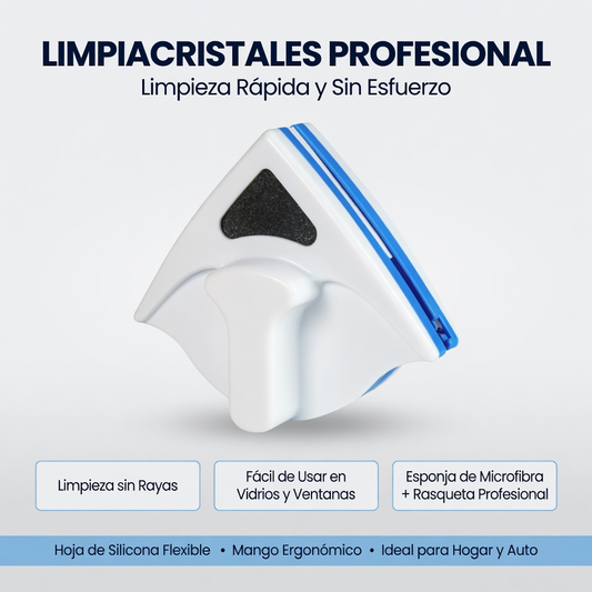 Cepillo Limpiador de Ventanas Magnético Doble Cara – Limpieza Segura y Sin Esfuerzo