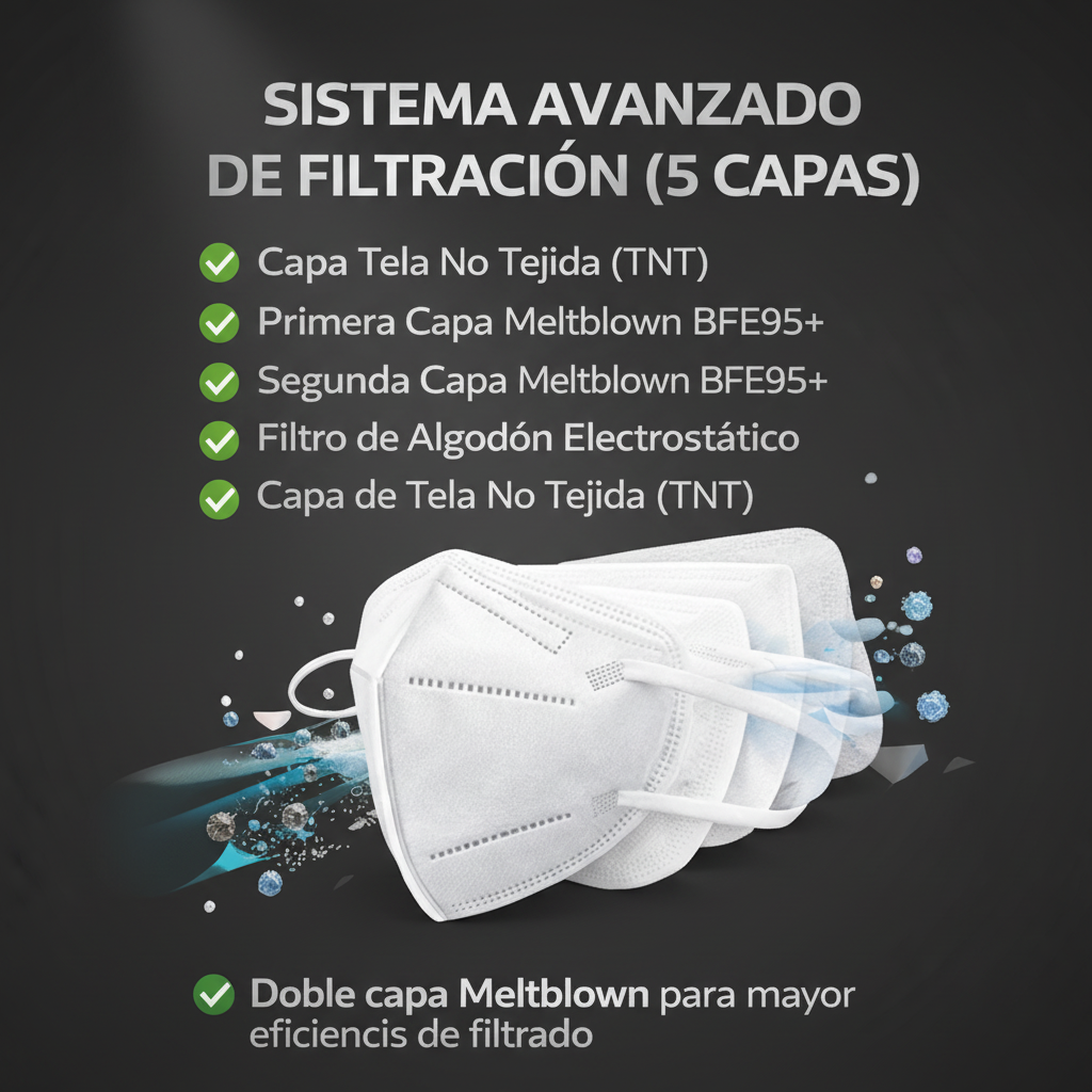 Paquete x10 Mascarillas KN95