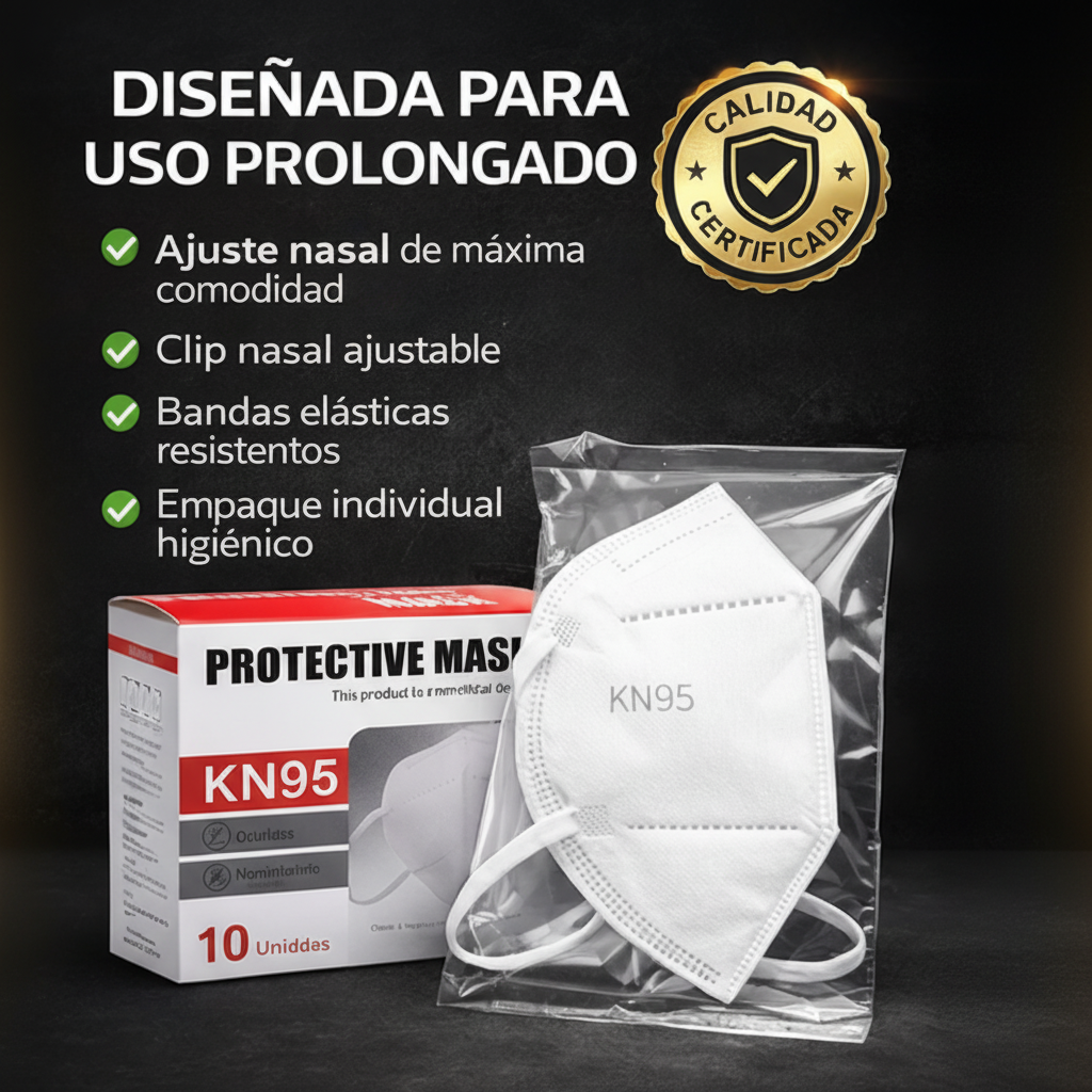 Paquete x10 Mascarillas KN95