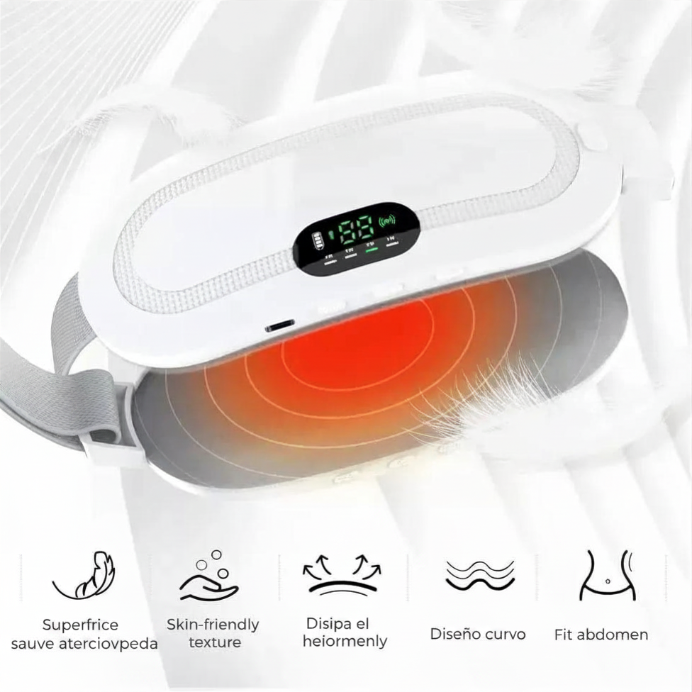 Cinturón Uterino Eléctrico con Masaje - Alivio del Dolor Menstrual