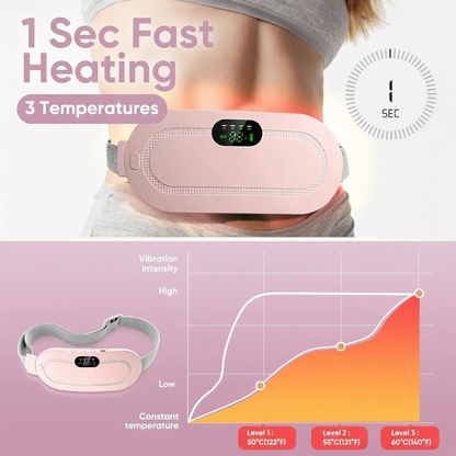 Cinturón Uterino Eléctrico con Masaje - Alivio del Dolor Menstrual