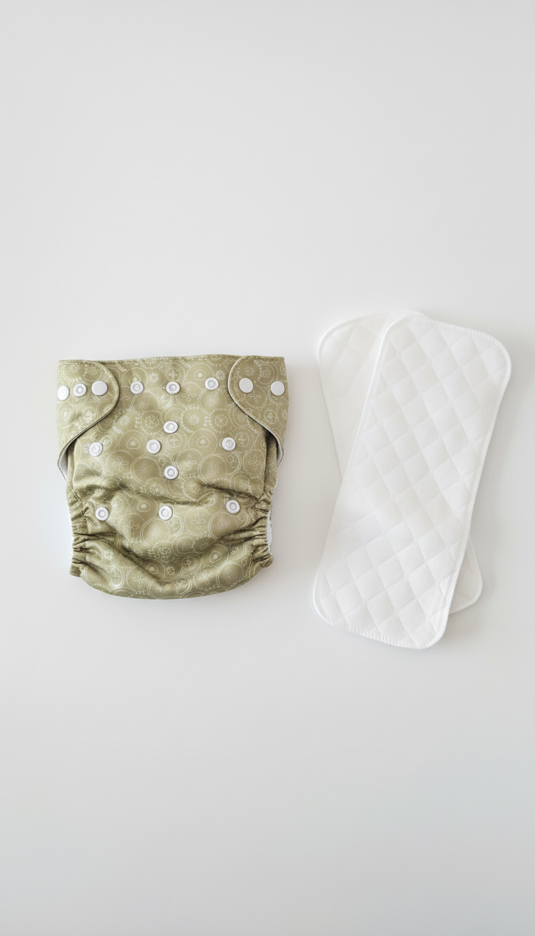 Pañal reutilizable con insertos