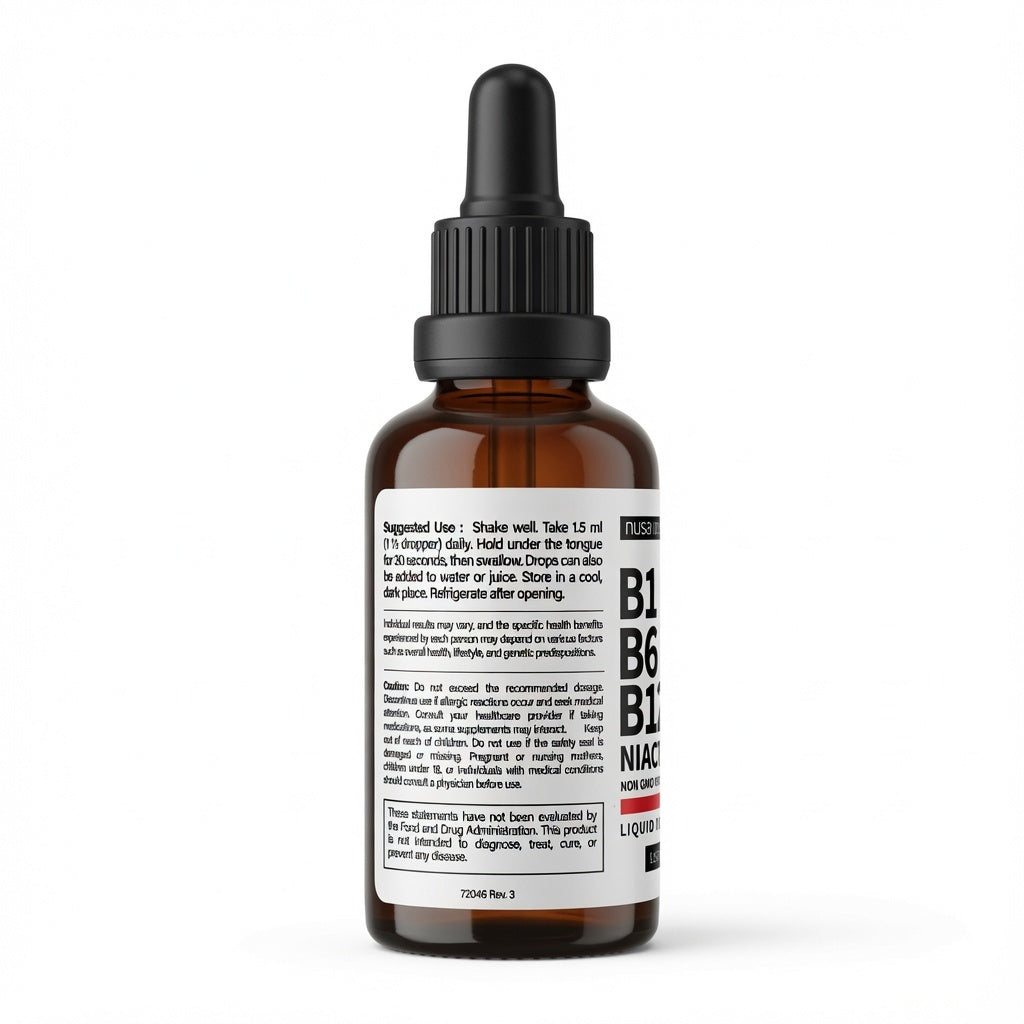Gotas Líquidas de Vitamina B12 5000 mcg – Energía, Enfoque y Bienestar Total